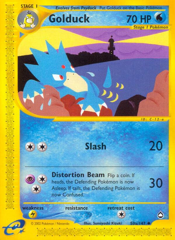 Pokemon Golduck_a 50a/147 Aquapolis