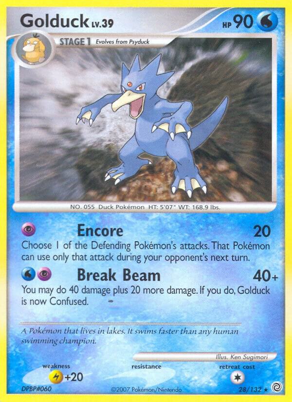 Pokemon Golduck 28/132 Secret Wonders