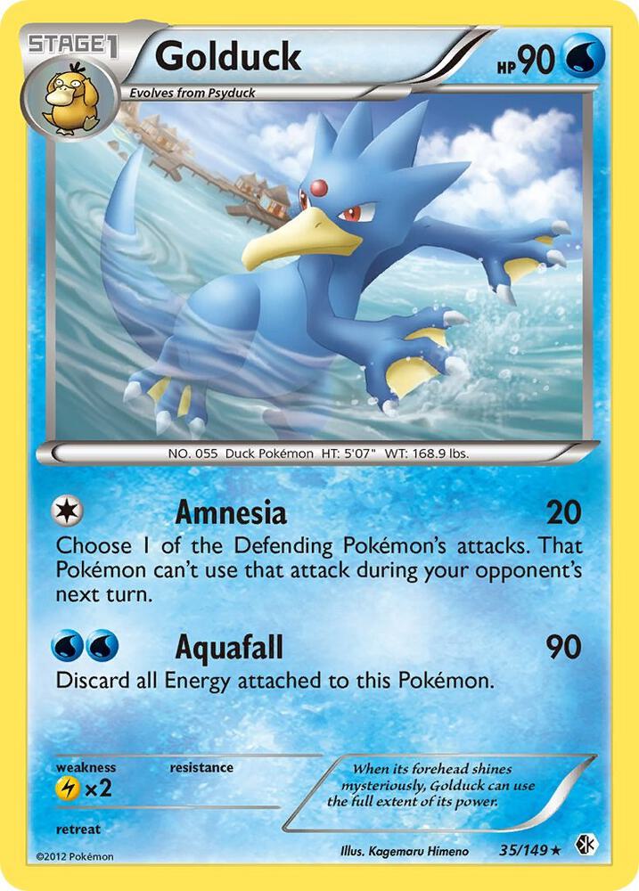 Pokemon Golduck 35/149 Boundaries Crossed