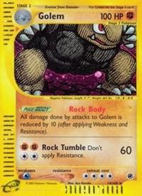 Pokemon Golem 14/165 Expedition Base Set