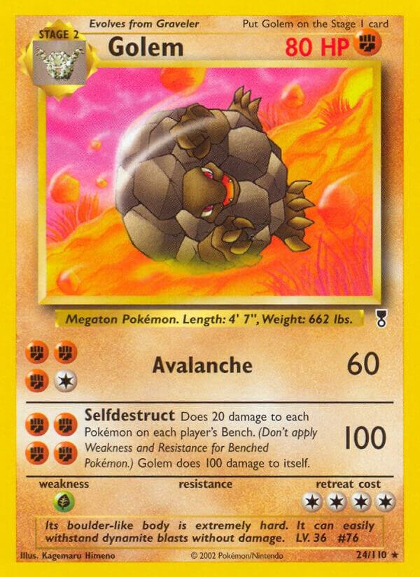 Pokemon Golem 24/110 Legendary Collection