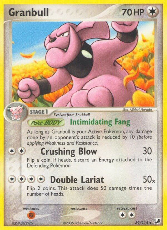 Pokemon Granbull 39/115 Unseen Forces