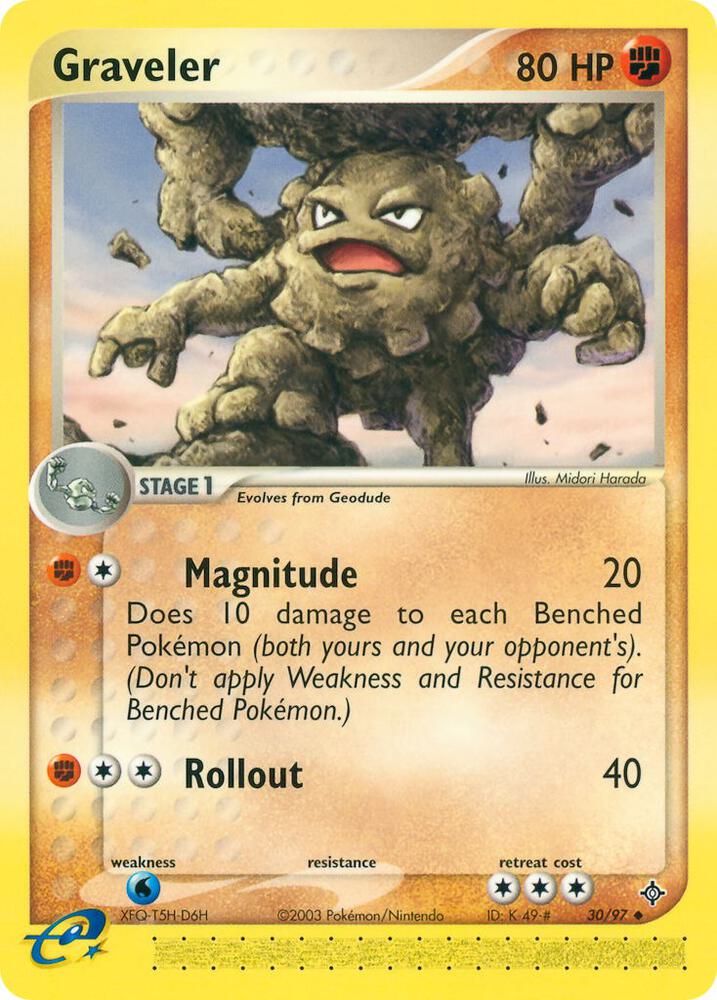Pokemon Graveler 30/100 Dragon