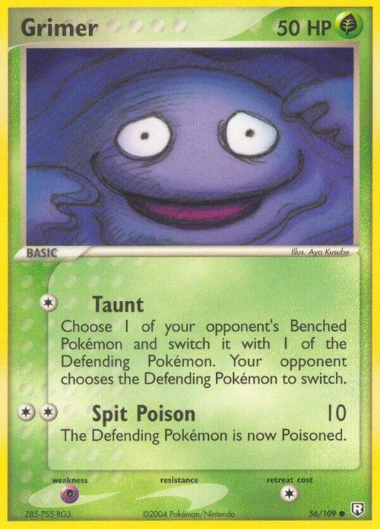 Pokemon Grimer 56/109 Team Rocket Returns