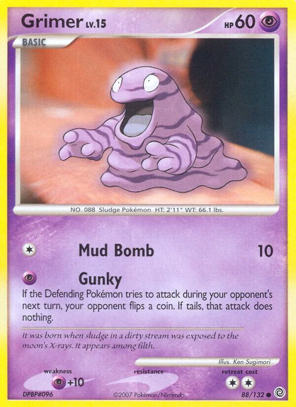 Pokemon Grimer 88/132 Secret Wonders