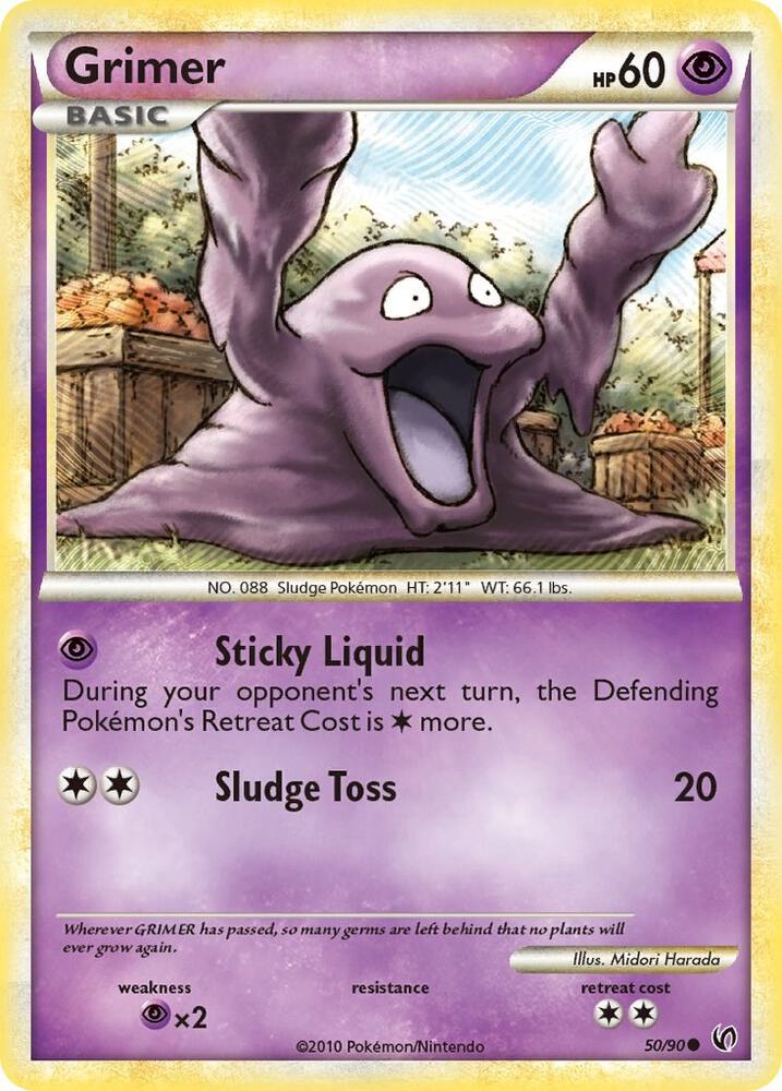 Pokemon Grimer 50/90 Undaunted