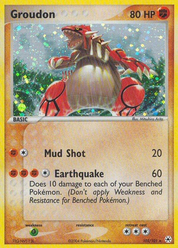 Pokemon Groudon 102/101 Hidden Legends