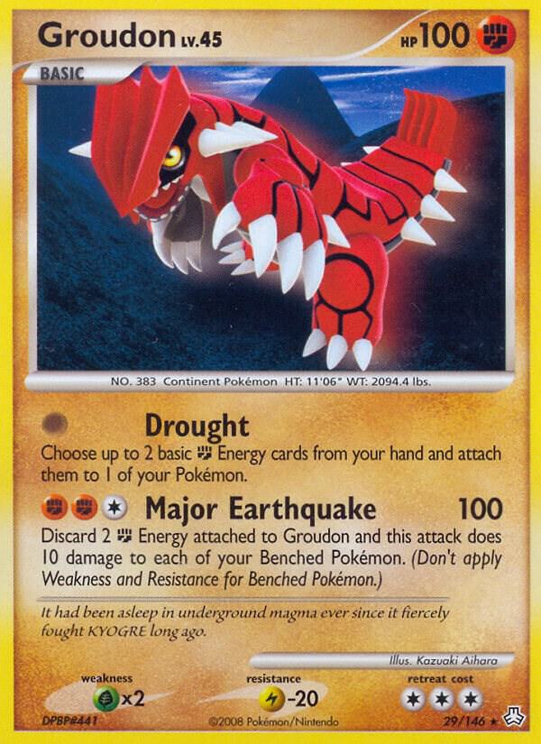 Pokemon Groudon 29/146 Legends Awakened