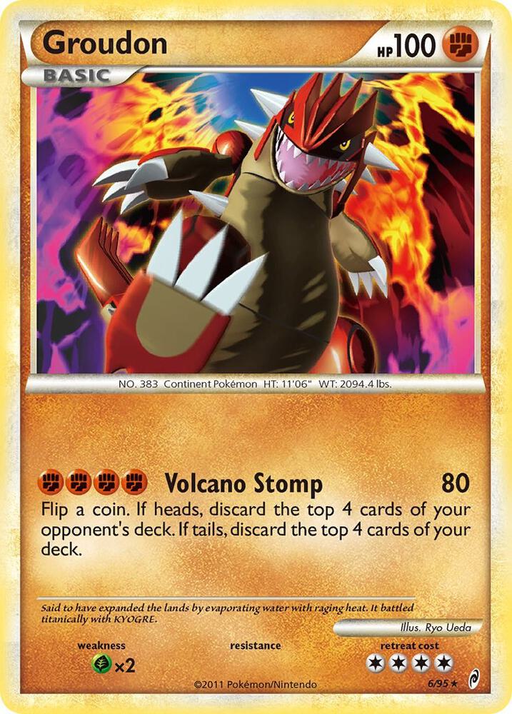 Pokemon Groudon 6/95 Call of Legends