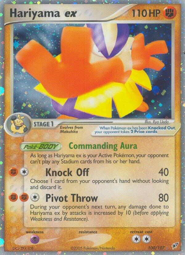 Pokemon Hariyama ex 100/107 Deoxys