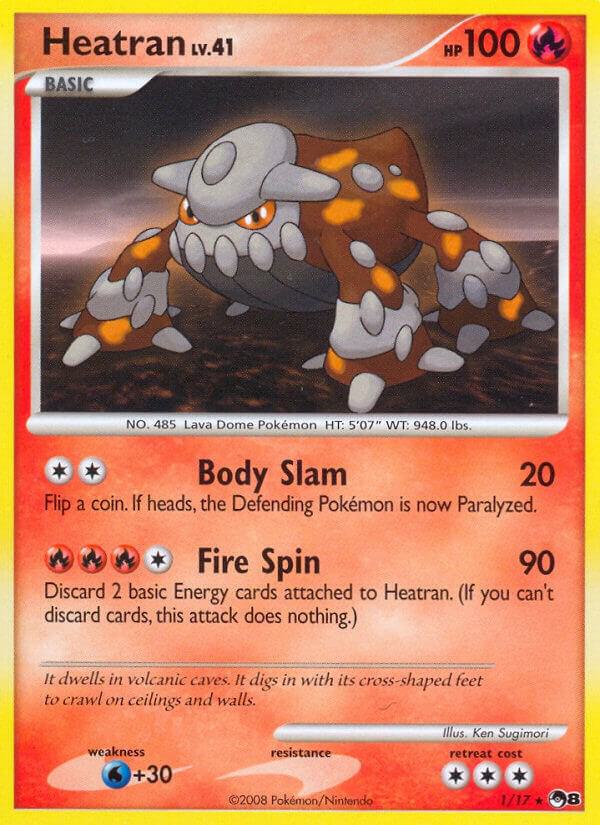 Pokemon Heatran 1/17 POP Series 8