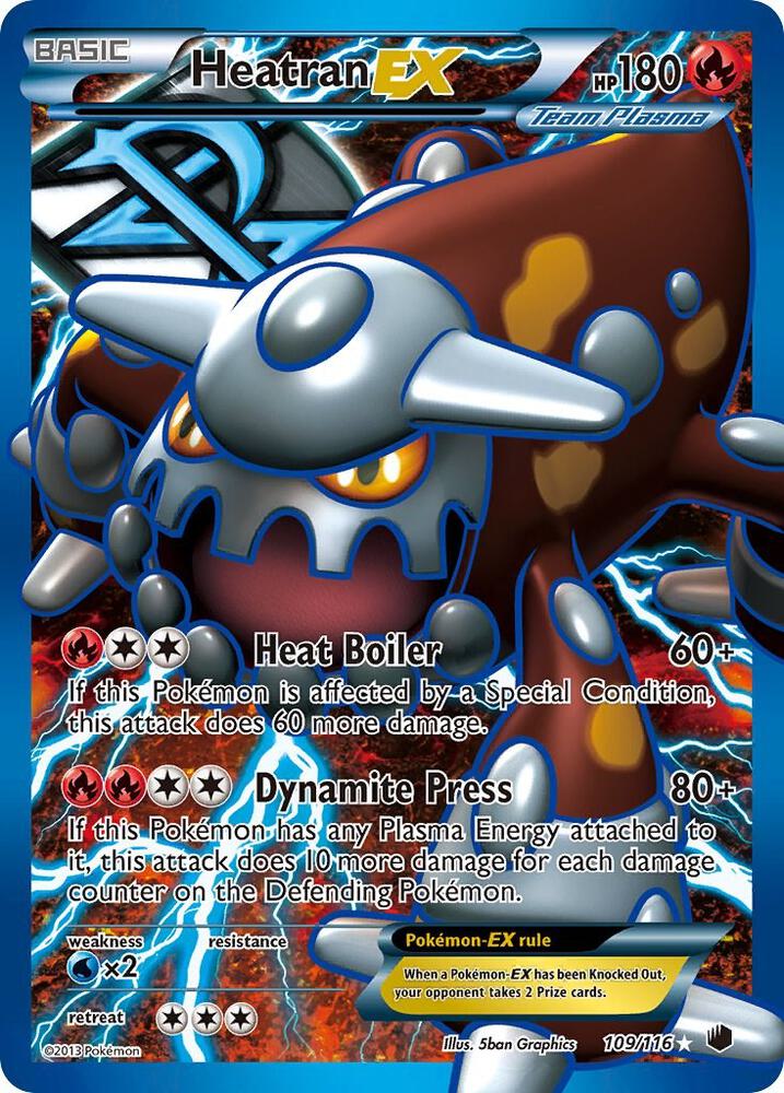 Pokemon Heatran EX 109/116 Plasma Freeze