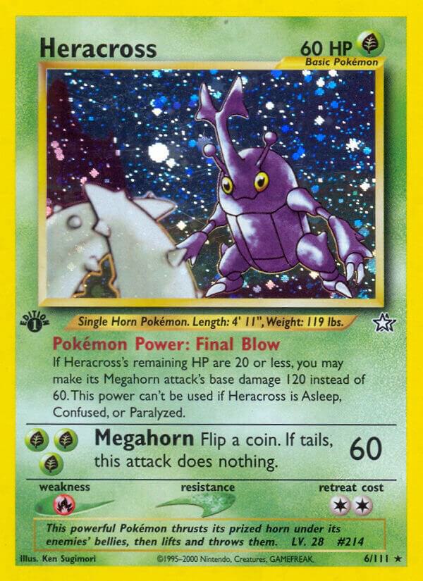 Pokemon Heracross # 6 Neo Genesis