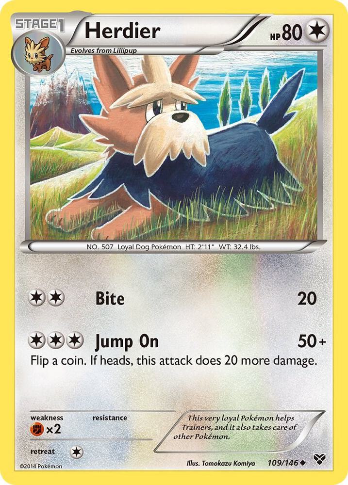 Pokemon Herdier 109/146 XY