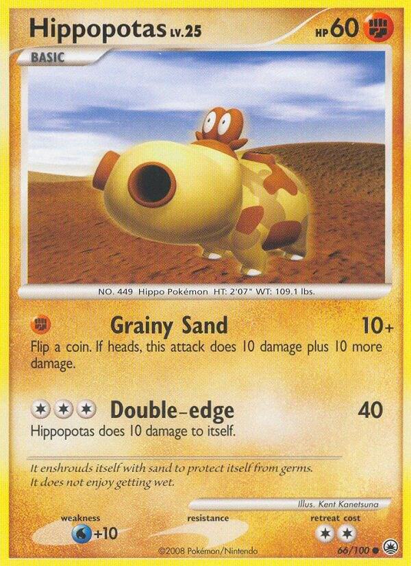 Pokemon Hippopotas 66/100 Majestic Dawn