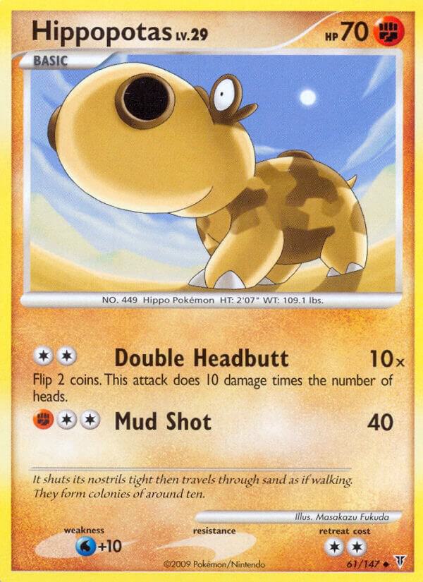 Pokemon Hippopotas 61/147 Supreme Victors