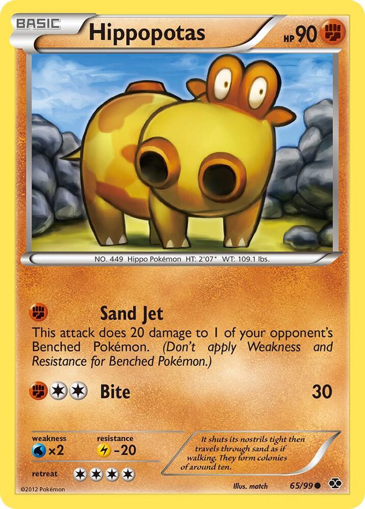 Pokemon Hippopotas 65/99 Next Destinies
