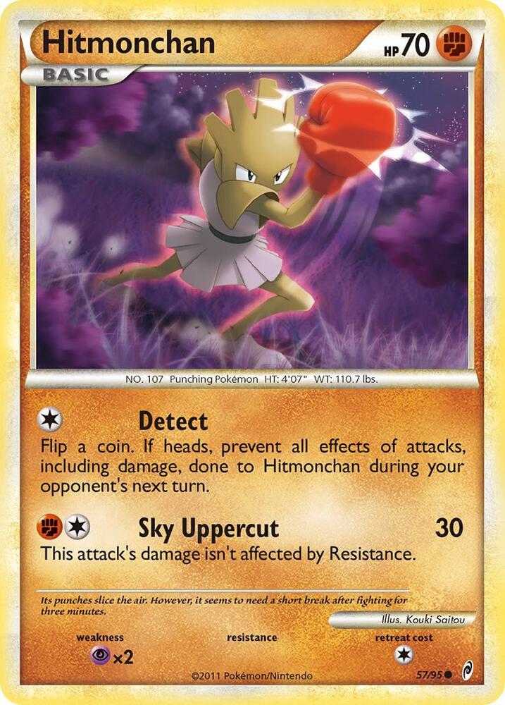 Pokemon Hitmonchan 57/95 Call of Legends