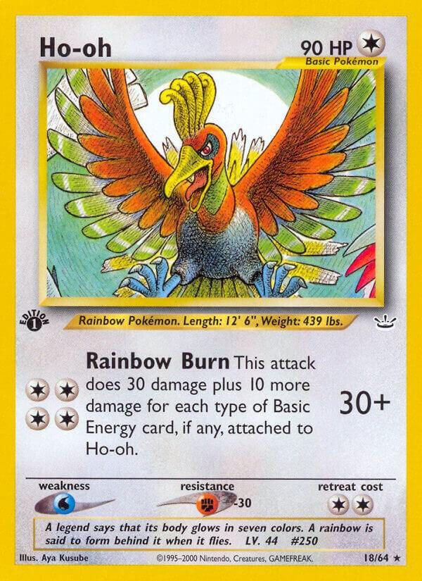 Pokemon Ho-Oh 18/64 Neo Revelation