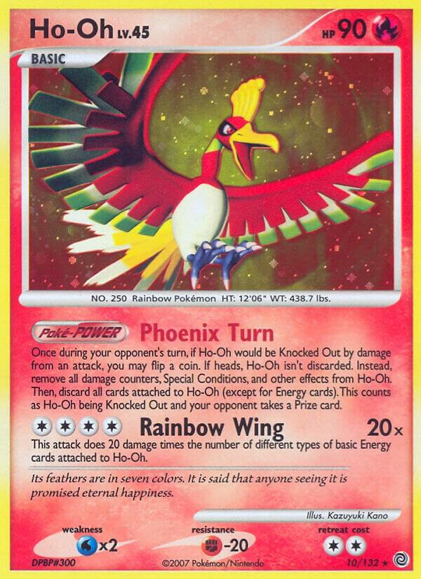 Pokemon Ho-Oh 10/132 Secret Wonders