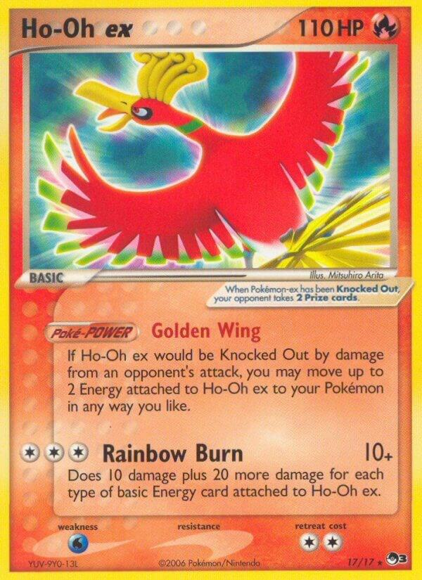 Pokemon Ho-Oh ex 17/17 Non-Holo POP Series 3