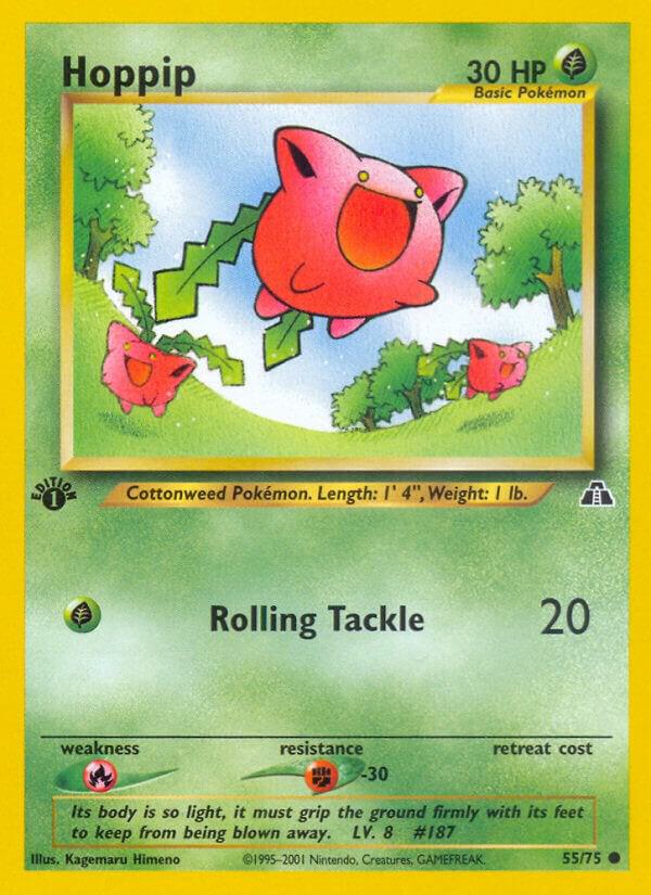 Pokemon Hoppip 55/75 Neo Discovery