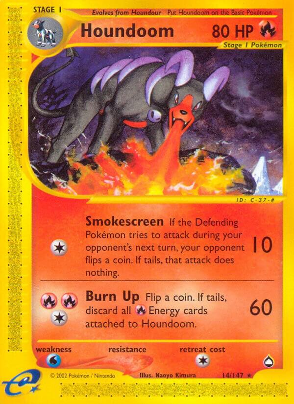 Pokemon Houndoom 14/147 Aquapolis