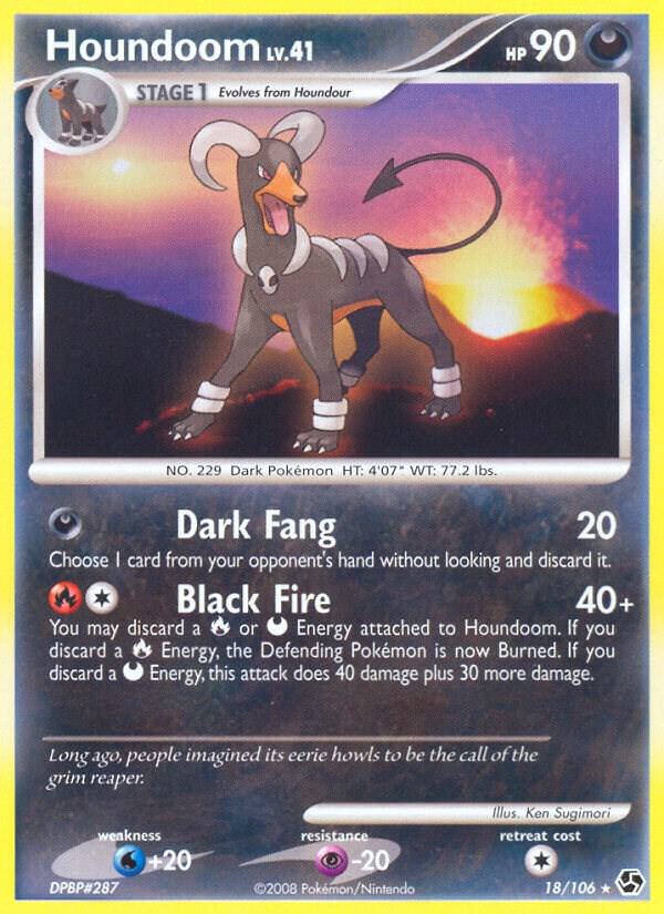 Pokemon Houndoom 18/106 Great Encounters