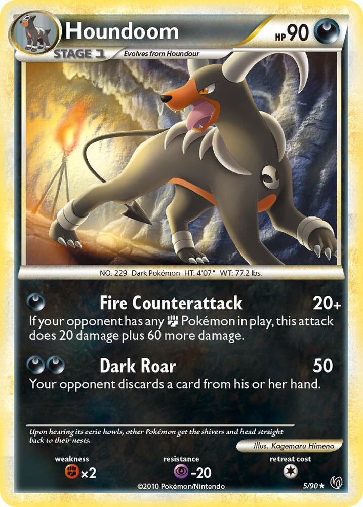 Pokemon Houndoom 5/90 Undaunted