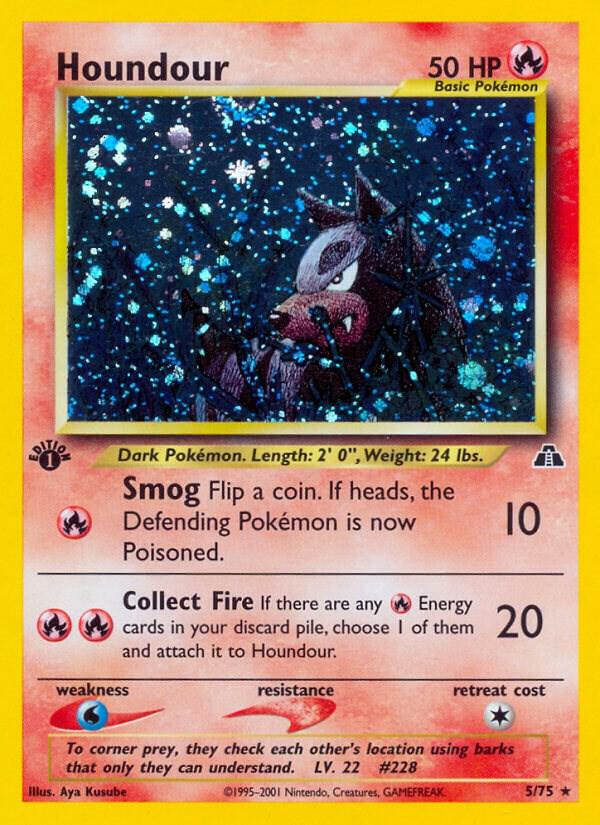 Pokemon Houndour 05/75 Neo Discovery