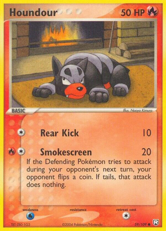 Pokemon Houndour 59/109 Team Rocket Returns