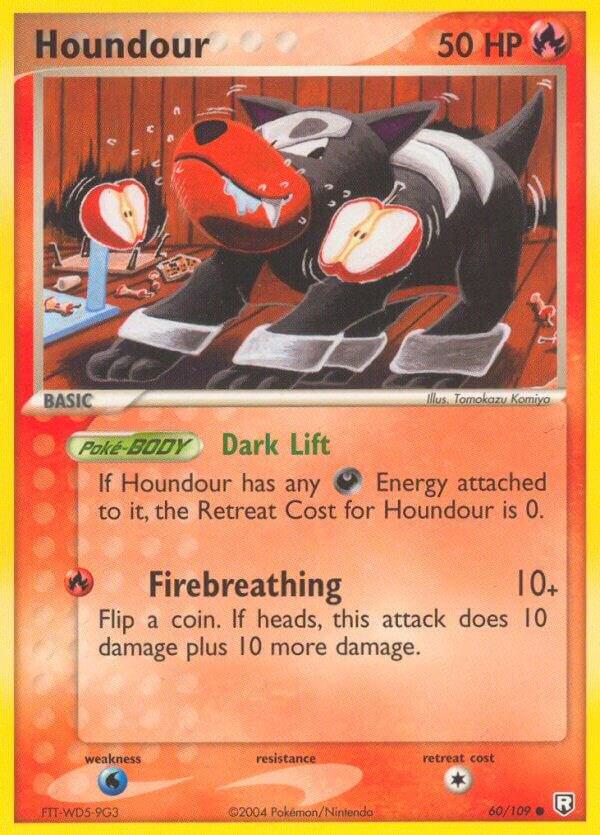 Pokemon Houndour 60/109 Team Rocket Returns