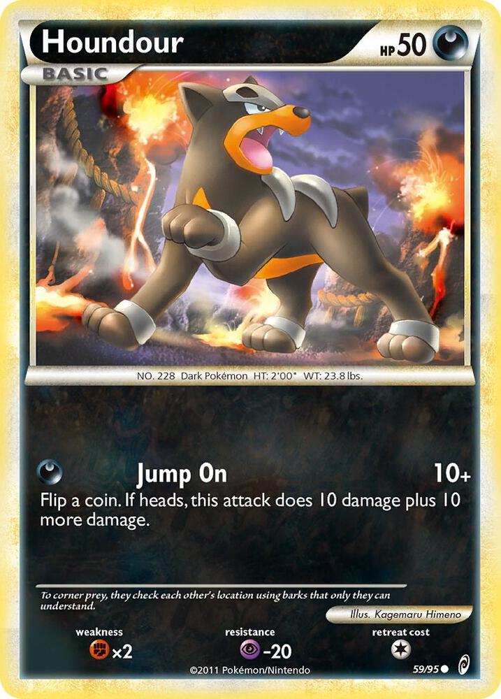 Pokemon Houndour 59/95 Call of Legends