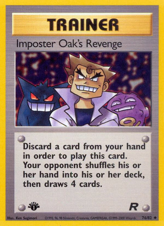 Pokemon Imposter Oak's Revenge #76 Team Rocket
