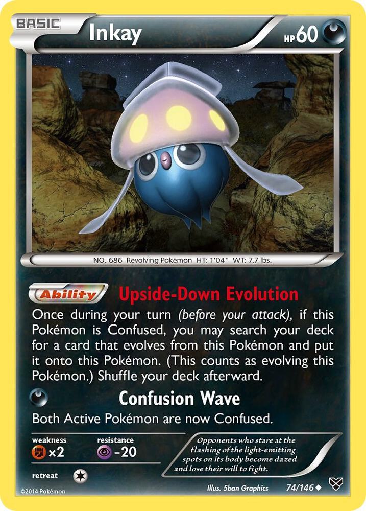 Pokemon Inkay 74/146 XY