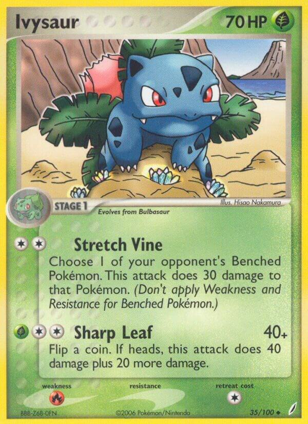 Pokemon Ivysaur 35/100 Crystal Guardians