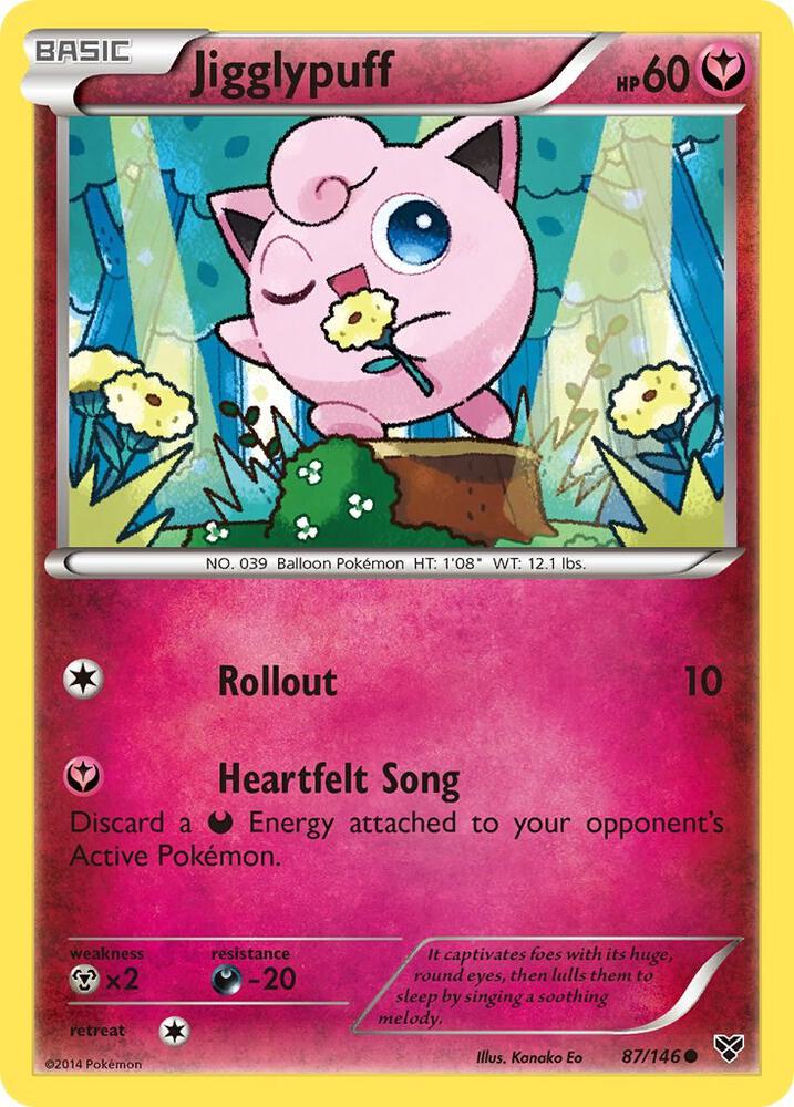 Pokemon Jigglypuff 87/146 XY