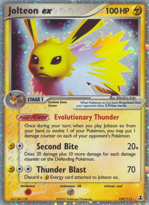 Pokemon Jolteon ex 109/113 Delta Species
