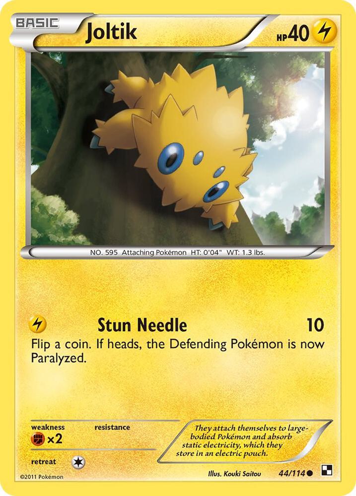 Pokemon Joltik 44/114 Black & White