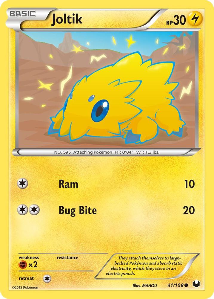Pokemon Joltik 41/108 Dark Explorers