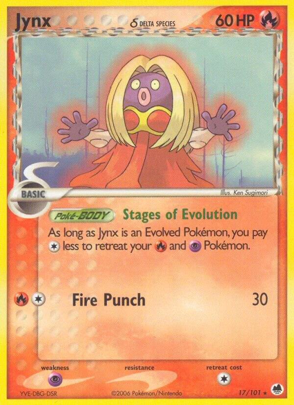 Pokemon Jynx δ 17/101 Dragon Frontiers