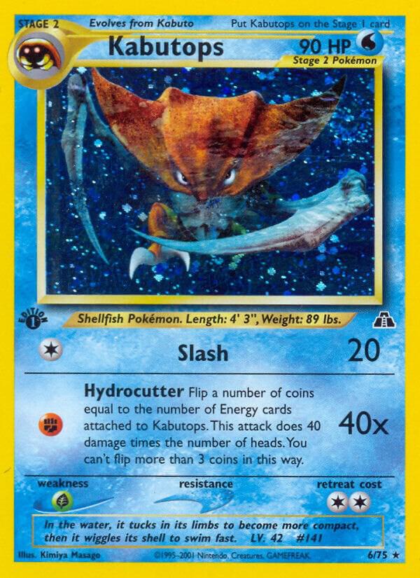 Pokemon Kabutops 6/75 Neo Discovery