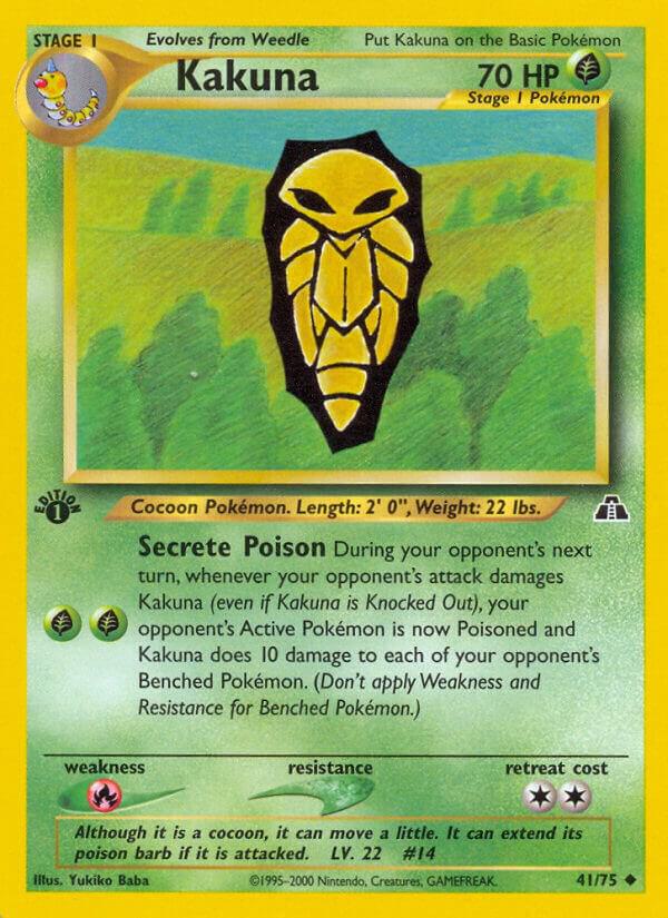 Pokemon Kakuna 41/75 Neo Discovery