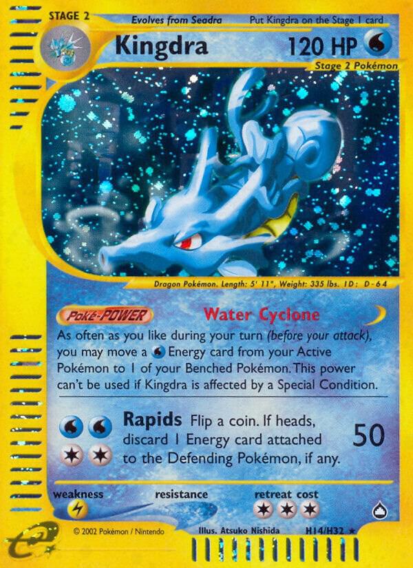 Pokemon Kingdra H14/147 Aquapolis