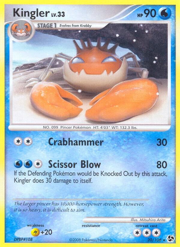 Pokemon Kingler 20/106 Great Encounters