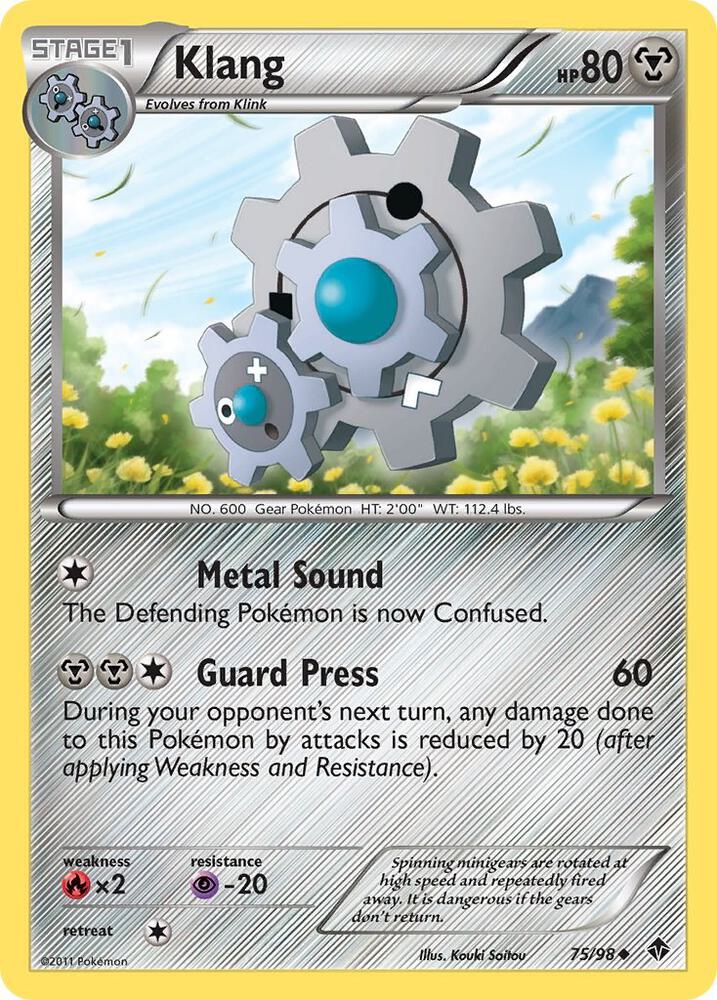 Pokemon Klang 75/98 Emerging Powers