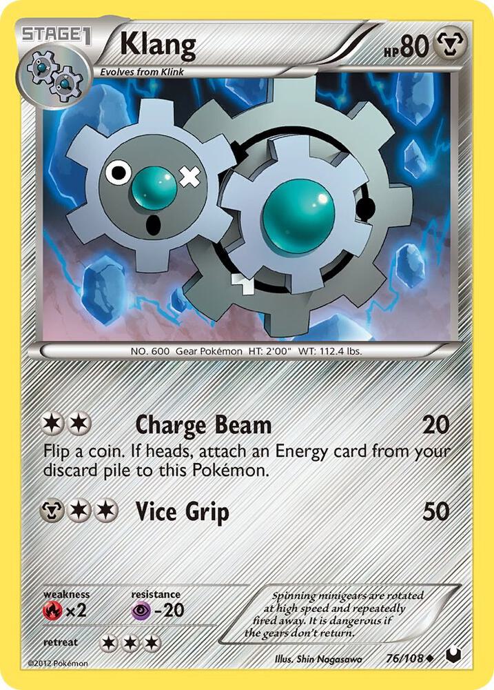 Pokemon Klang 76/108 Dark Explorers