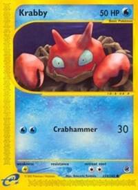 Pokemon Krabby 115/165 Expedition Base Set