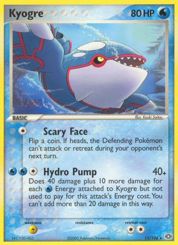 Pokemon Kyogre 6/106 Emerald