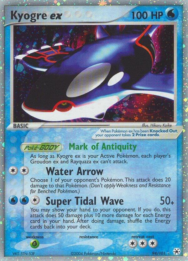 Pokemon Kyogre ex 94/101 Hidden Legends